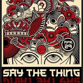Say The Thing: Wednesday, April 29, 7.30pm — New Venue: MEOW