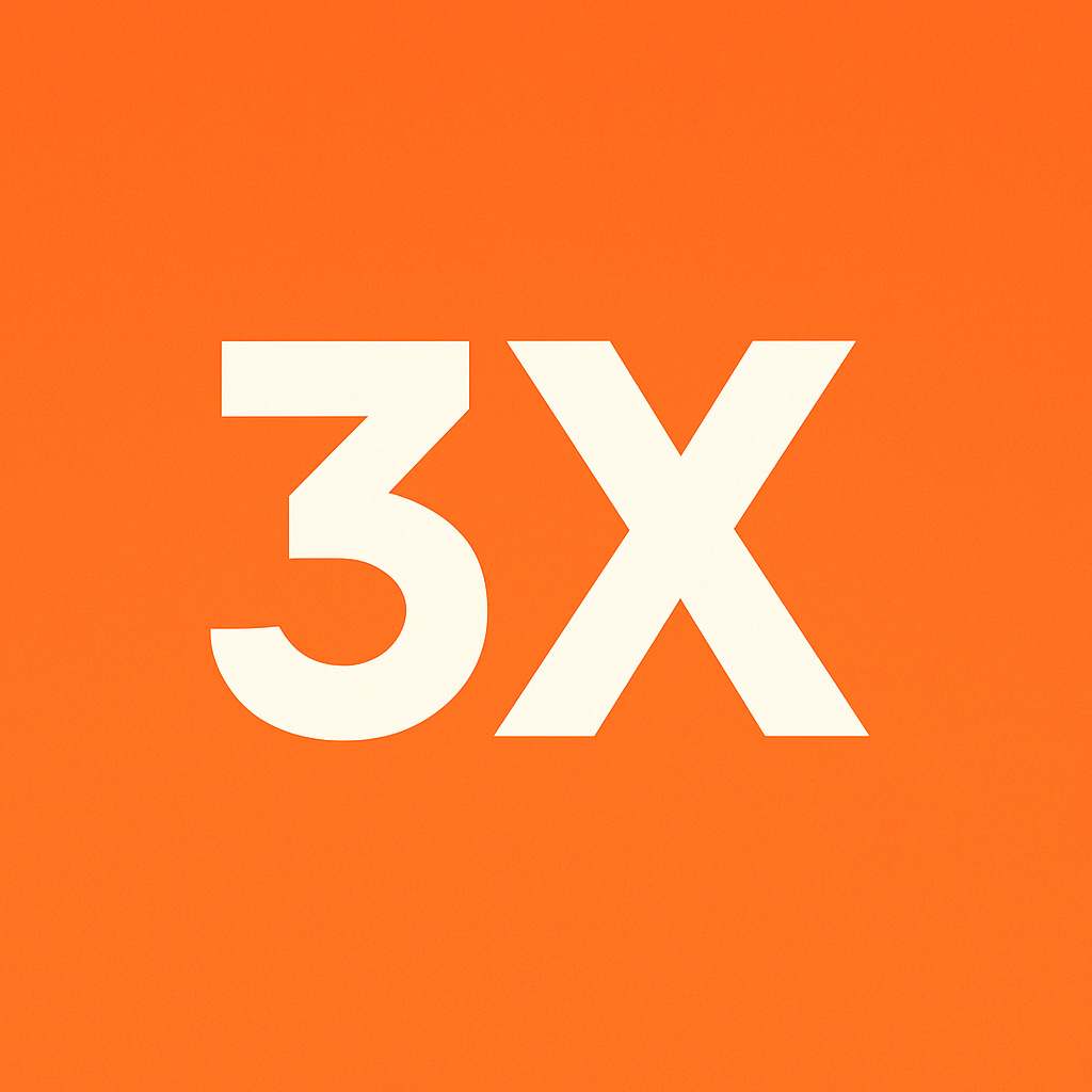3X
