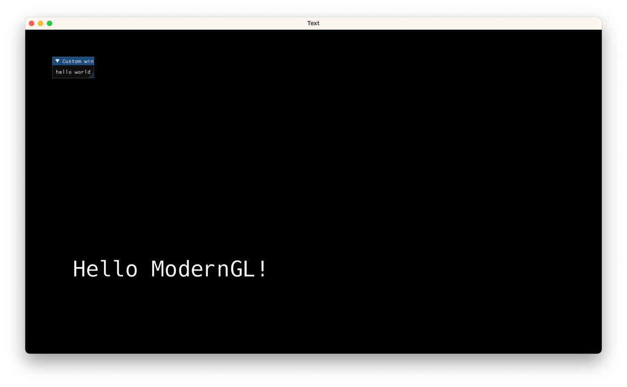 Opengl Wrapper ModernGL: A Modern Python Wrapper for OpenGL - by Meng Li