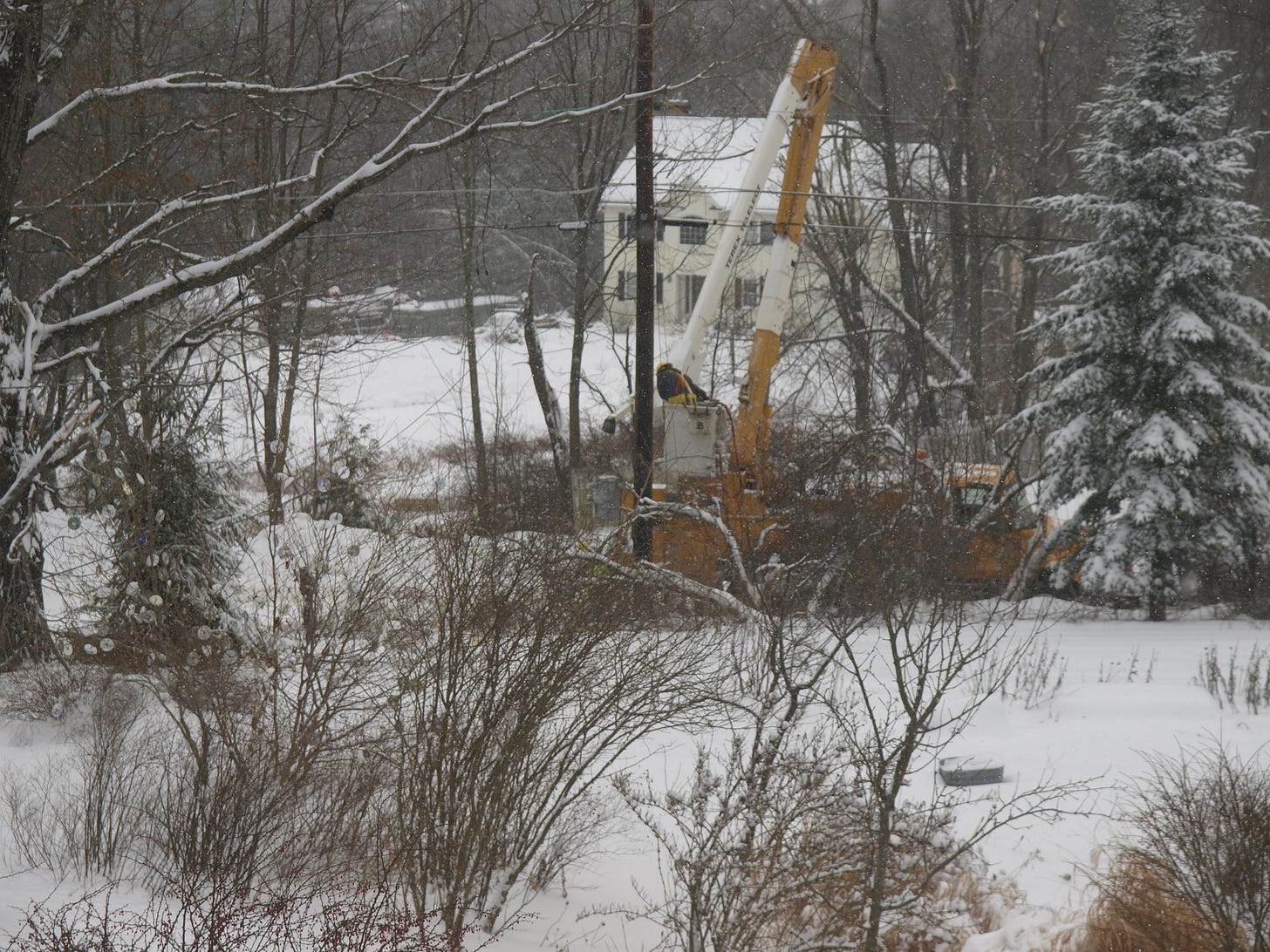 power being restored
