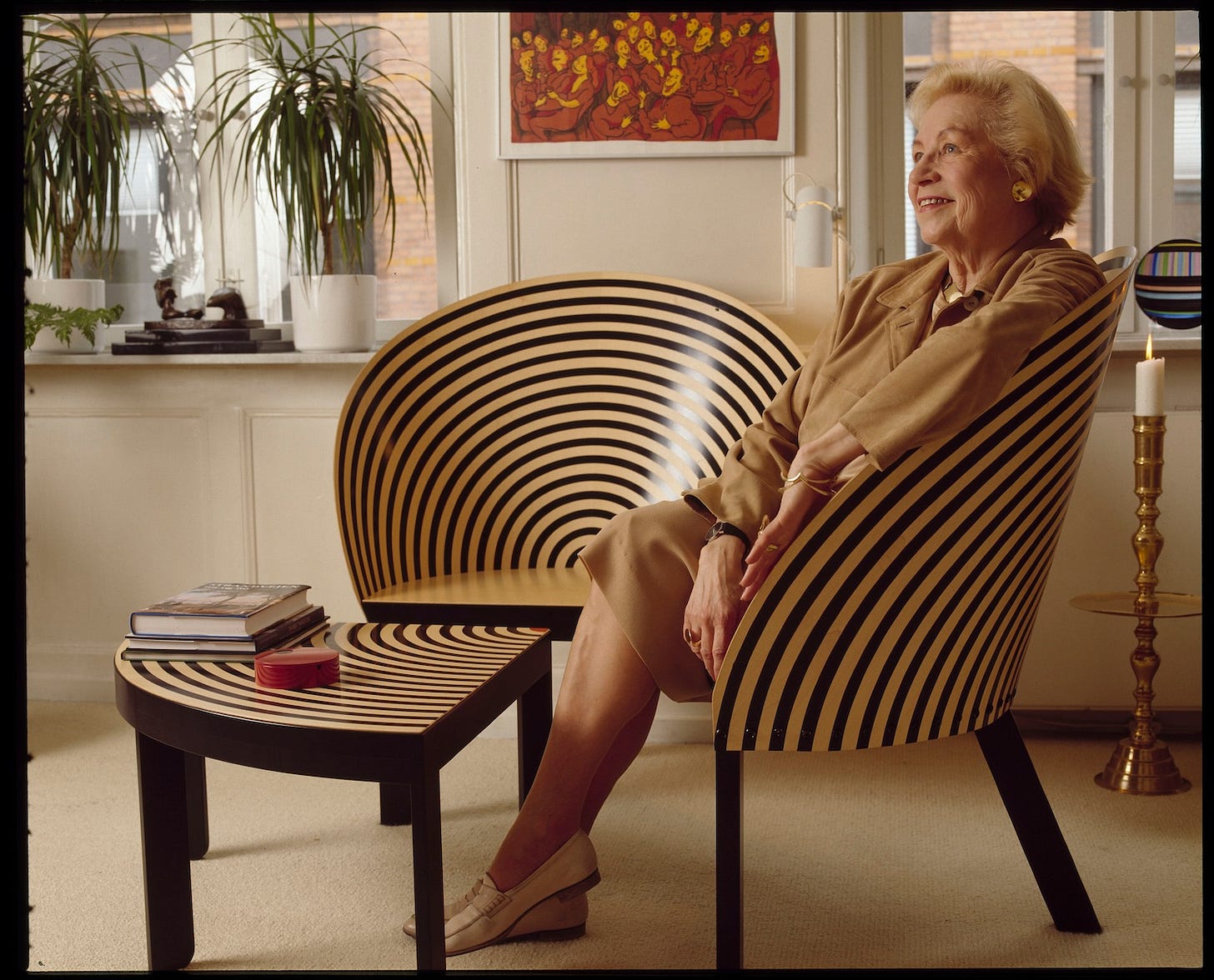 This Sculptural Bench Shows Why Nanna Ditzel Is the Grand Dame of