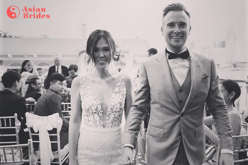 Asian-White men couples