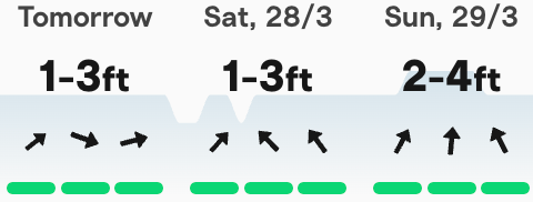 Gold Coast Surf forecast