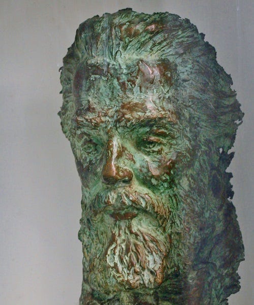 bust of melville bust of melville