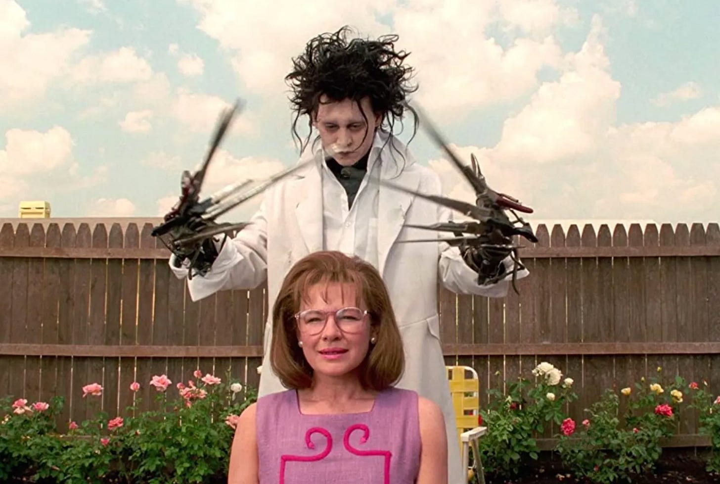 Twelve Days of Completely Secular Yuletide: Edward Scissorhands the best,  but most unusual, holiday movie out there