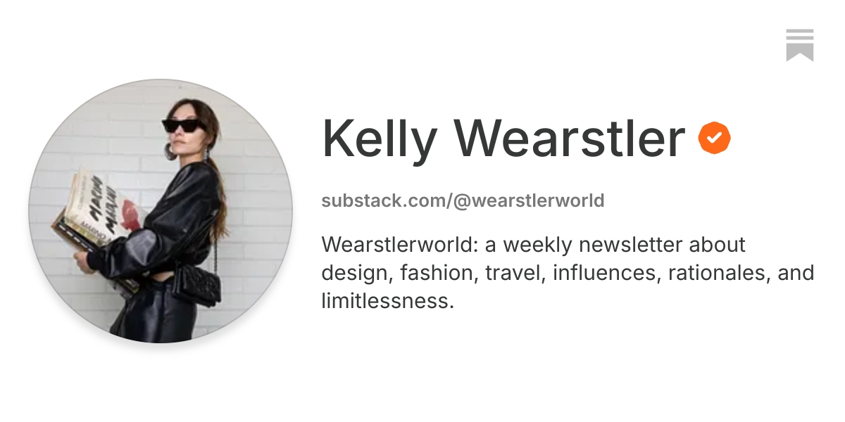 Kelly Wearstler | Substack