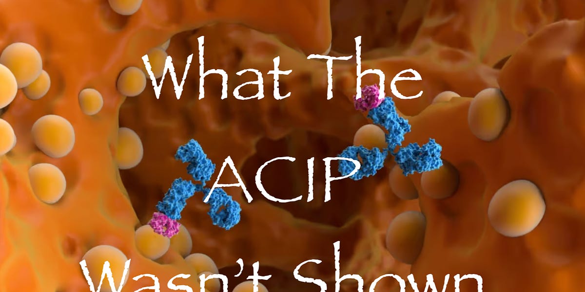 What The ACIP Wasn’t Shown