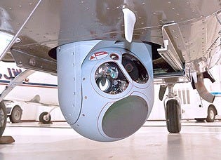 A retractable camera mount system like this one has also been installed on the aircraft (Trine Aerospace photo) A retractable camera mount system like this one has also been installed on the aircraft (Trine Aerospace photo)