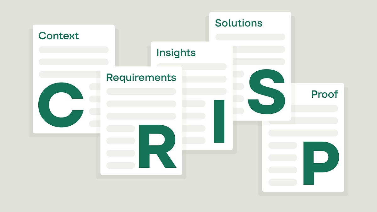How to make your writing C.R.I.S.P. - by Dan Hockenmaier