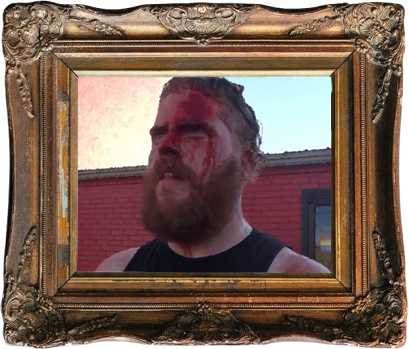 [Image: Murdoch in baroque frame]