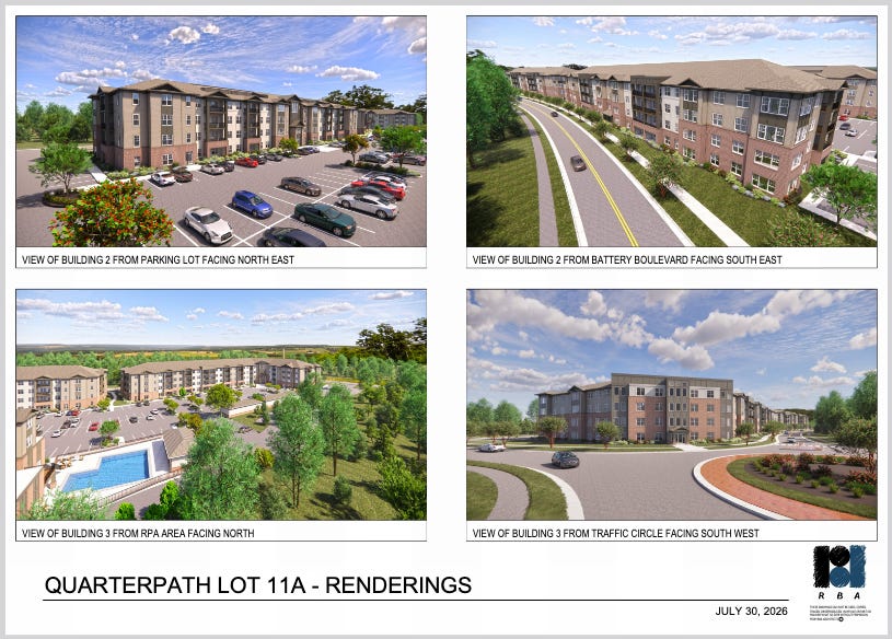 Rezoning sought for 250 “luxury” apartments at Quarterpath