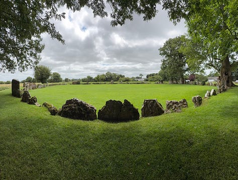 Lough Avalla Farm, Feral goats, Stone circle