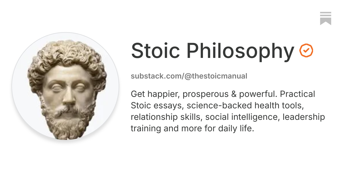 Stoic Philosophy | Substack