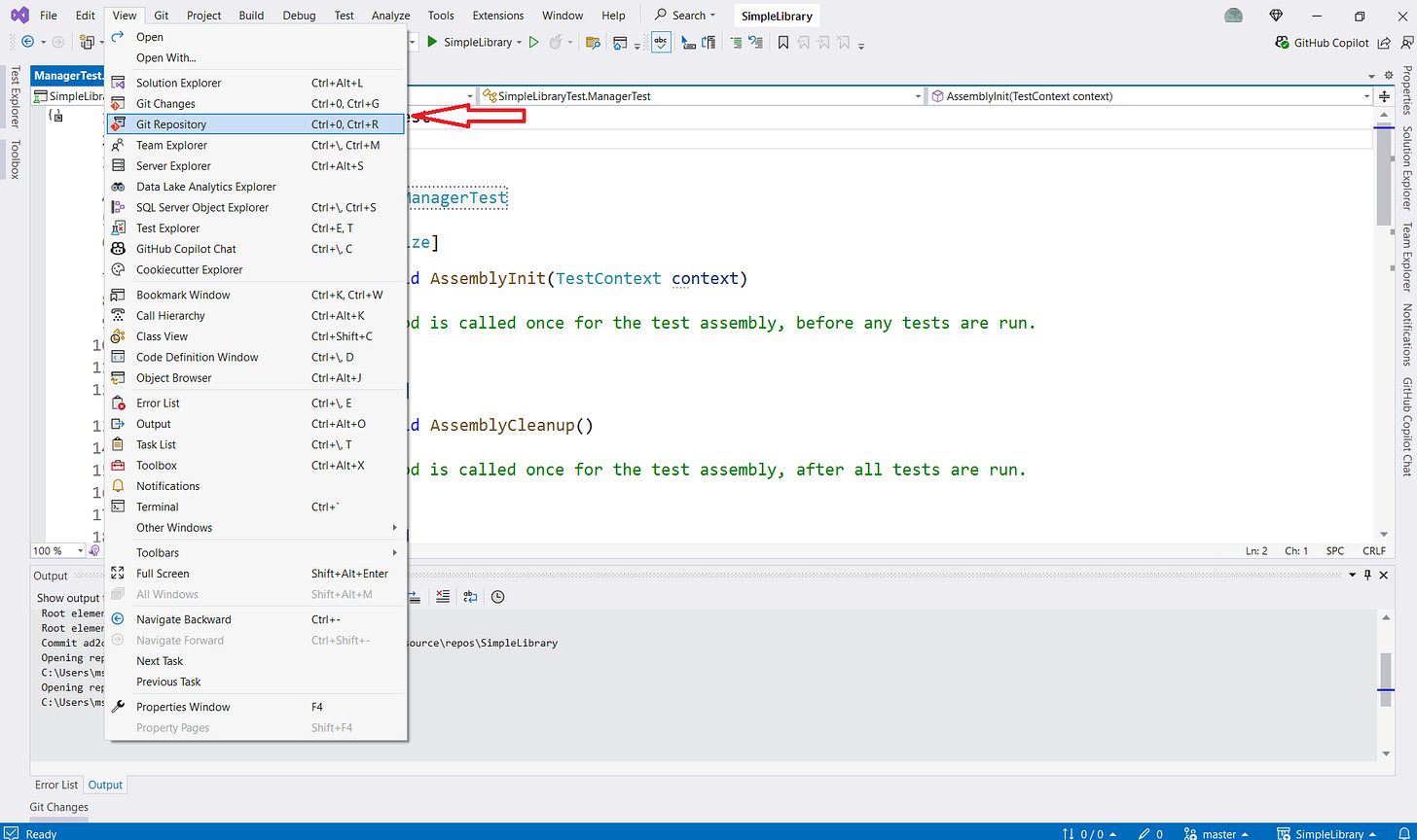 Git Management in Visual Studio 2022 - Jeff Jones