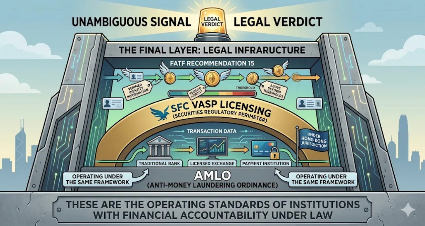 AMLO, VASP, FATF — not optional frameworks, but the legal threshold that defines who can exist inside the network. AMLO, VASP, FATF — not optional frameworks, but the legal threshold that defines who can exist inside the network.
