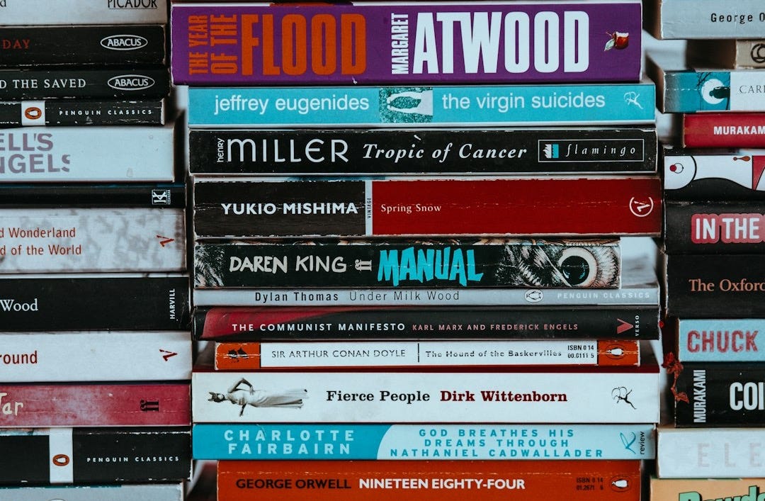 assorted-titled book lot