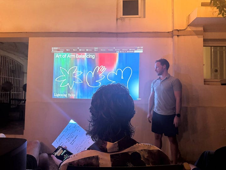 Family Dinner, Musical Breakfast, and Lightning Talks
