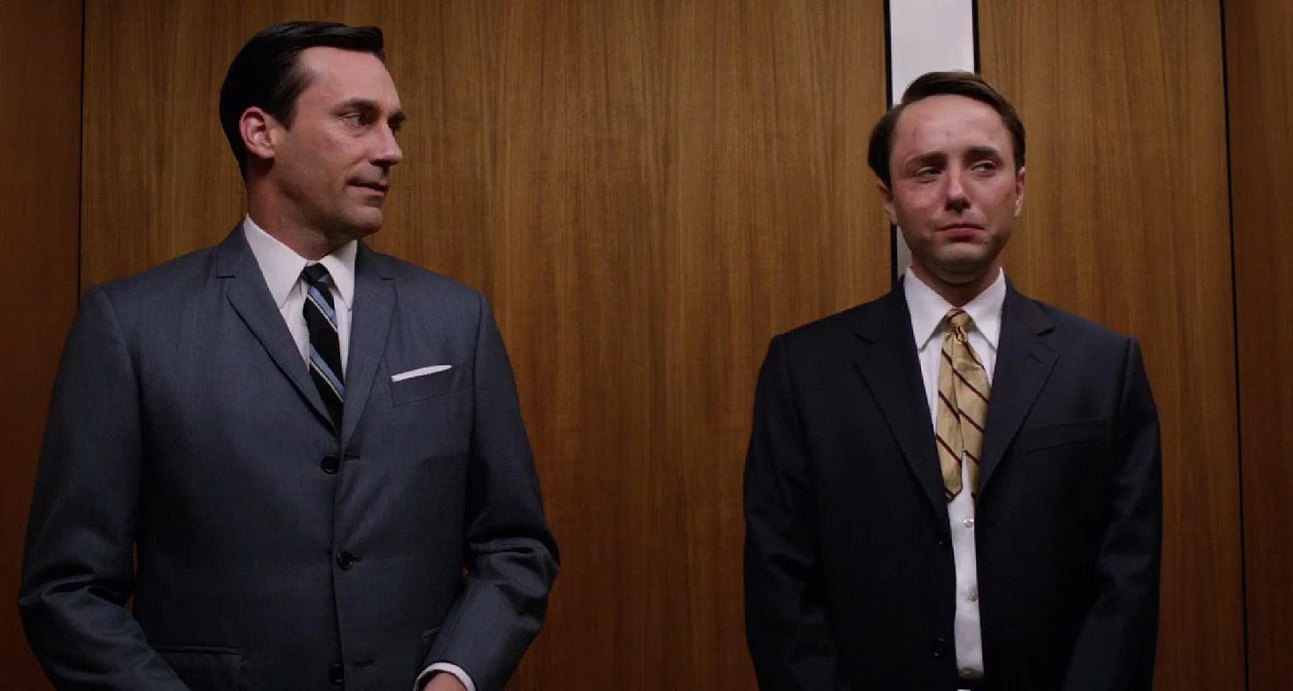 Why were we having a fight at work? This is an office we're supposed to be friends I have nothing done : r/madmen Why were we having a fight at work? This is an office we're supposed to be friends I have nothing done : r/madmen