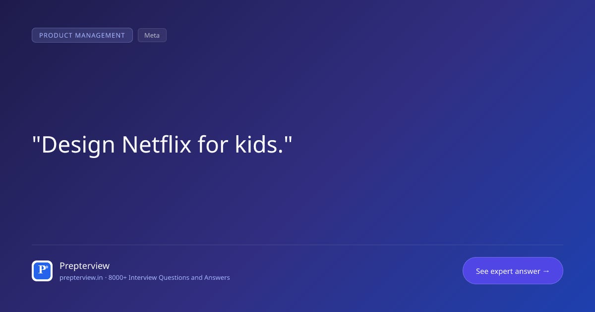 Design Netflix for kids. Design Netflix for kids.