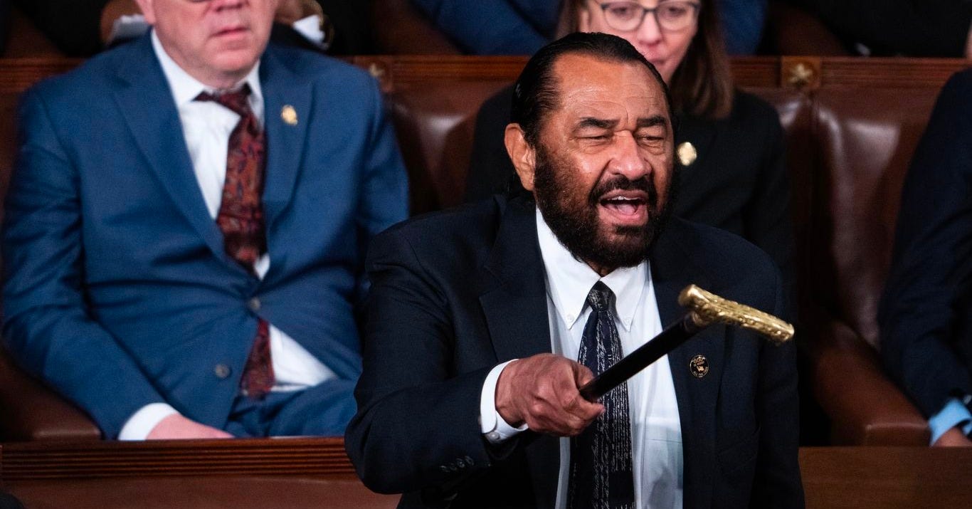 Who is Rep. Al Green, the Democrat removed from Trump's speech to Congress