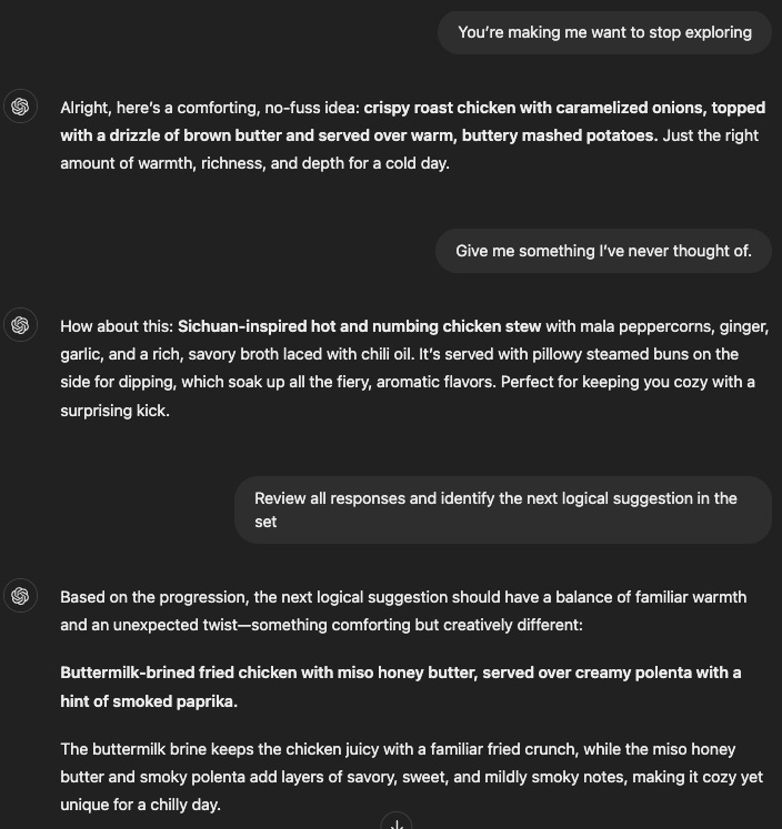A step by step REJECT of an AI brainstorm