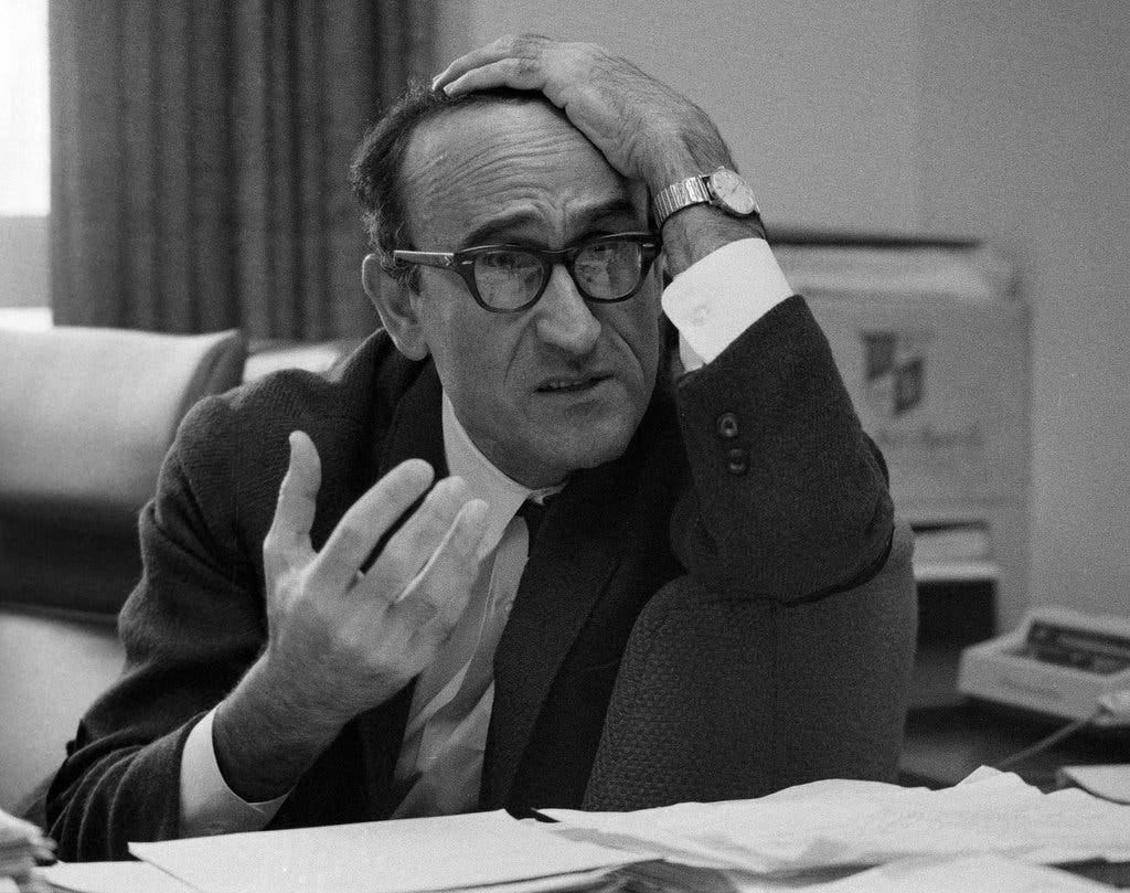 The economist Alfred E. Kahn in 1970. He respected numbers, but he also loved words and hated to see them misused.