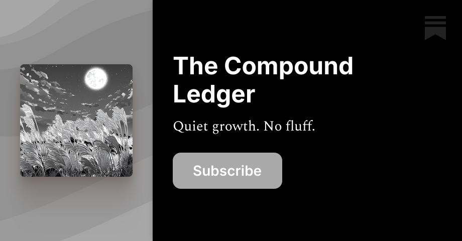 The Compound Ledger | orion | Substack