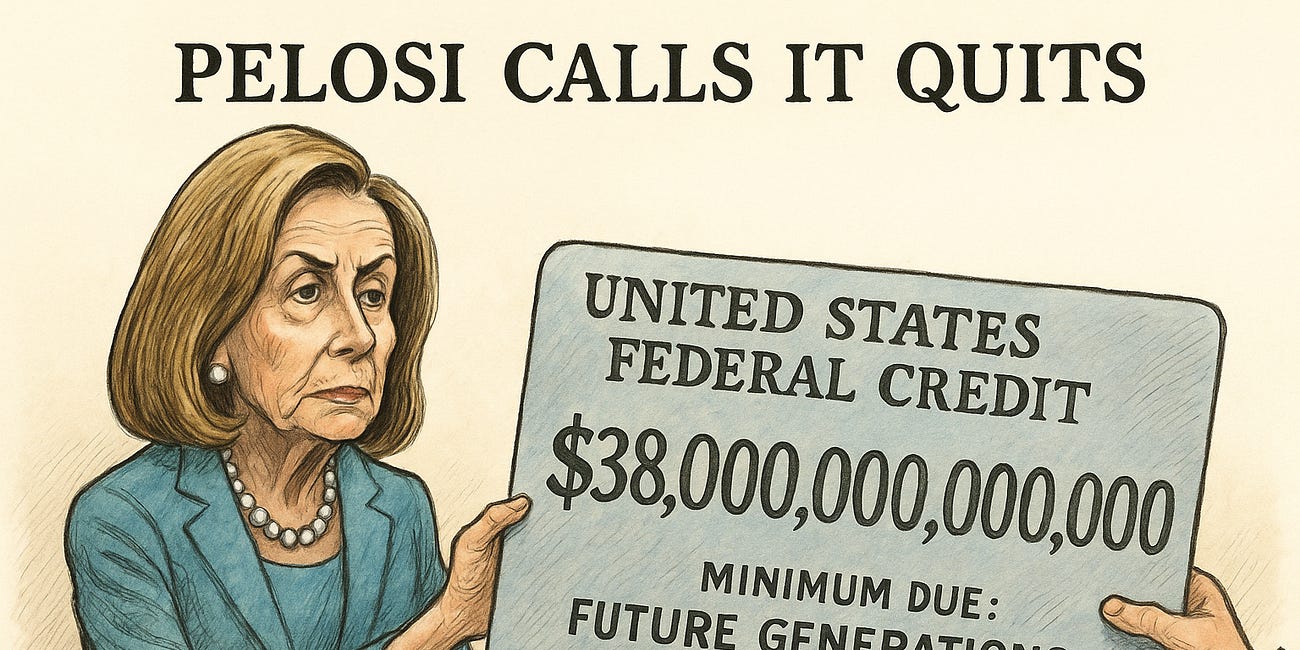 *Breaking News* Nancy Pelosi Announces Her Retirement, Marking the End of an Era of Expanding Government Power — Good Riddance