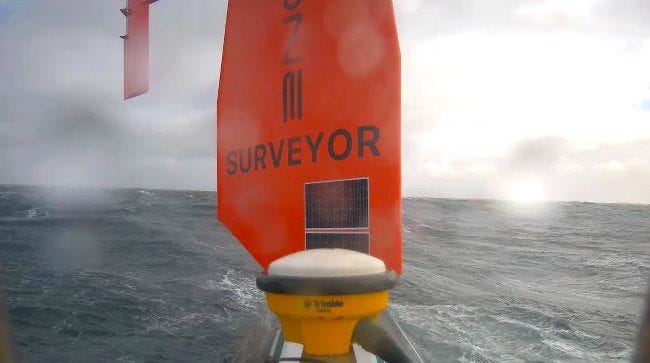 Le drone Surveyor en mission Le drone Surveyor en mission