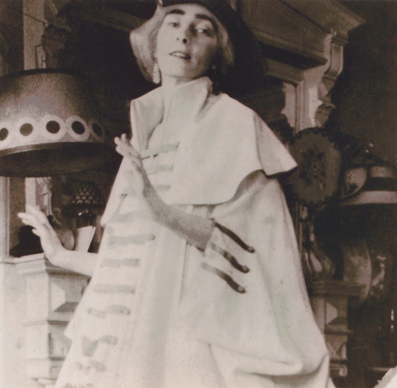 Mina Loy Dressed for the Blindman’s Ball. 1917.