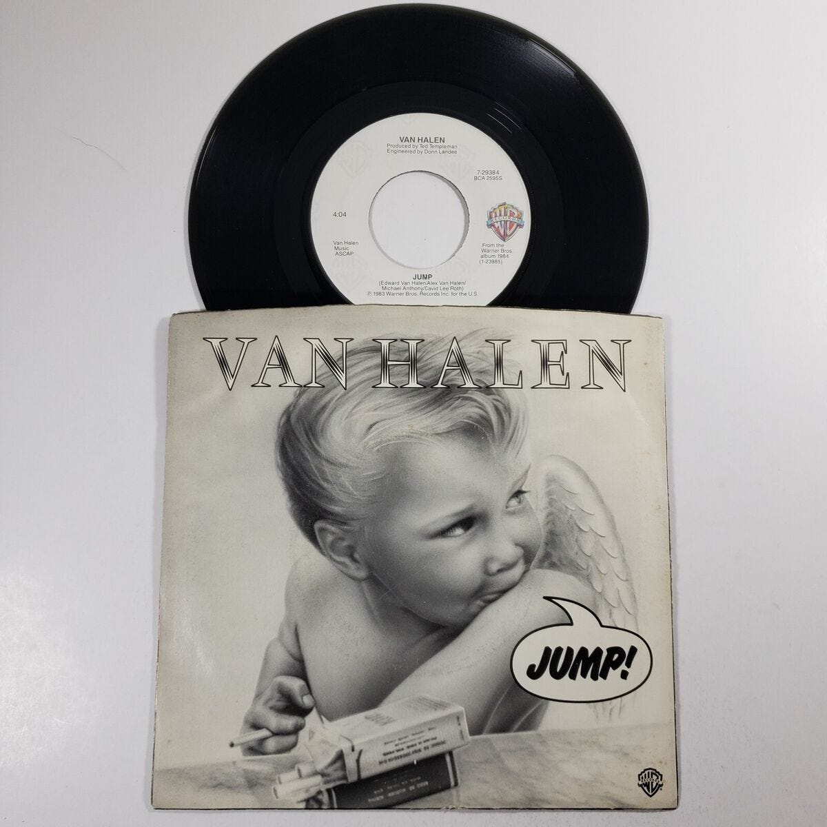 Van Halen "Jump" "House Of Pain" 45 Vg+ Tested Picture Sleeve | eBay