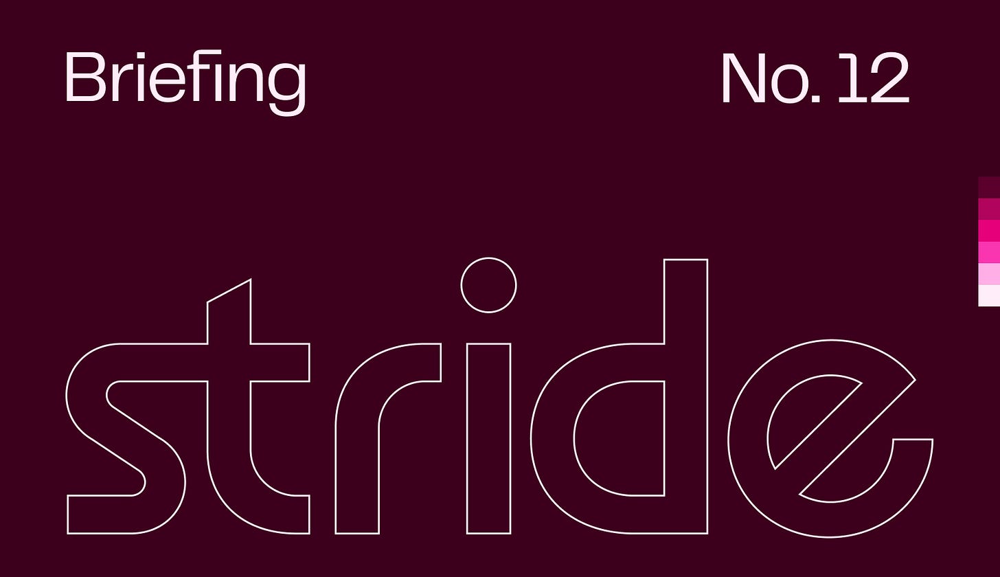 Stride 简报：第12 版- by melody - Stride 中文