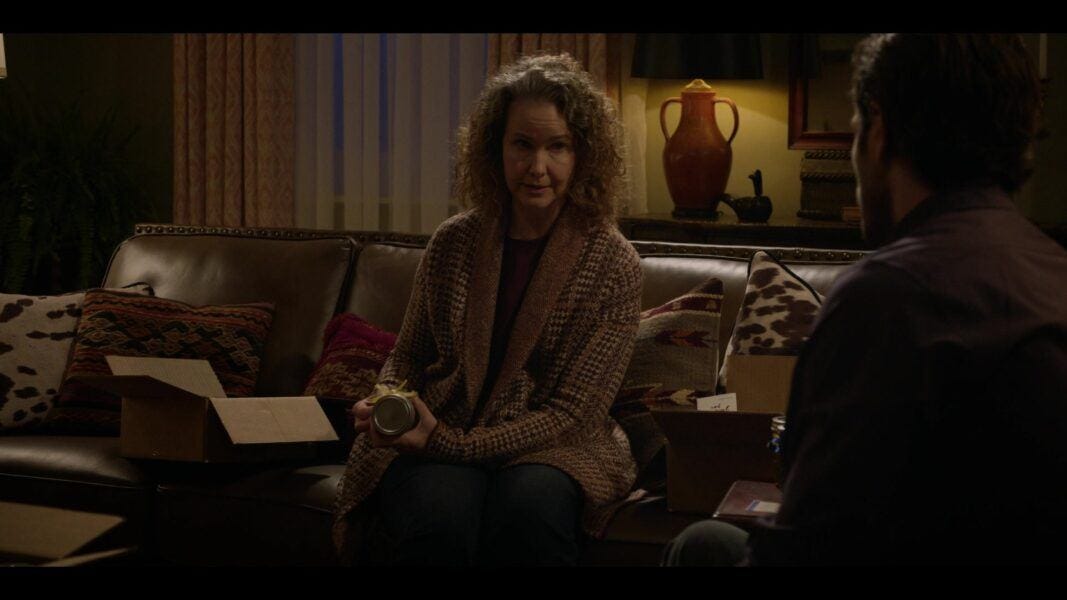 Walker mother Abbie in kitchen with Jared Padalecki 104 Walker mother Abbie in kitchen with Jared Padalecki 104