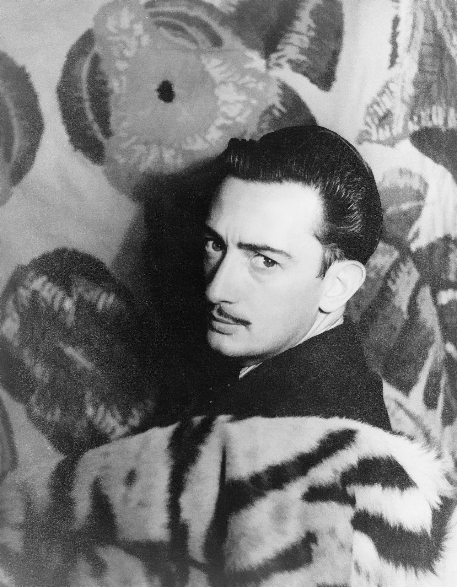 Photograph of Salvador Dali Photograph of Salvador Dali