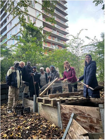 Vermicomposting and compost bins at Stadsboerderij Osdorp, Amsterdam