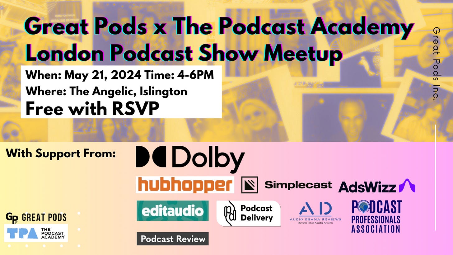 London Podcast Show Meetup