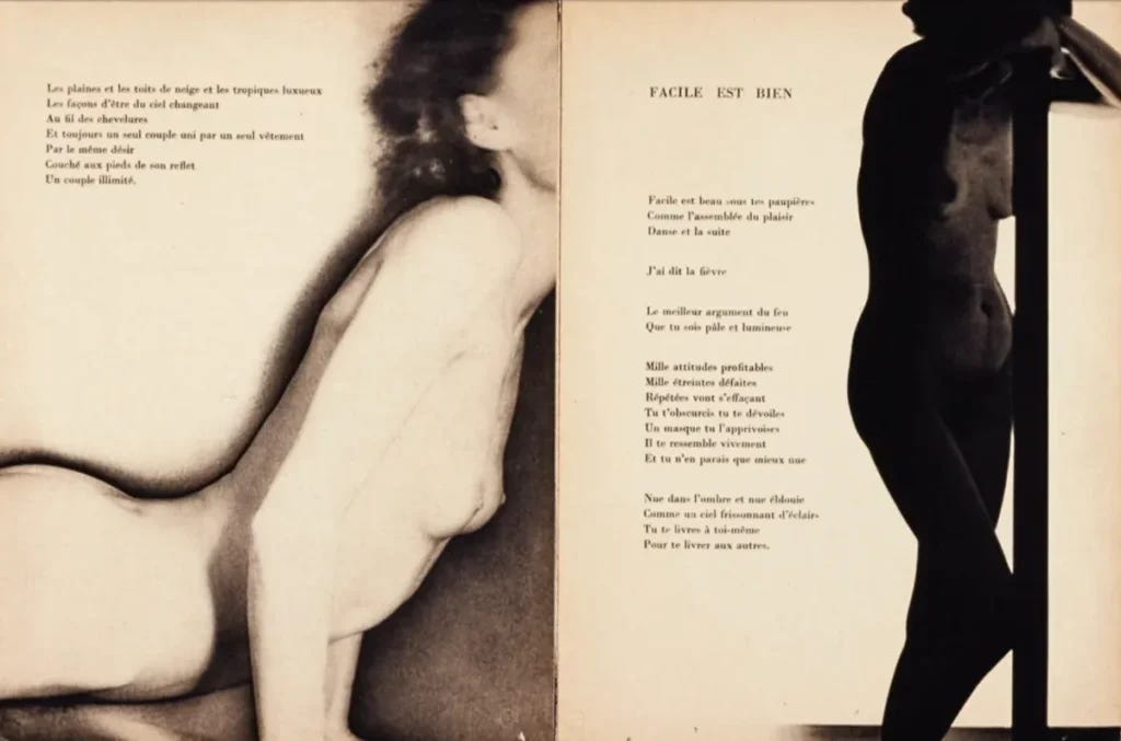 Facile. Man Ray. Paul Eluard. Nusch Eluard.