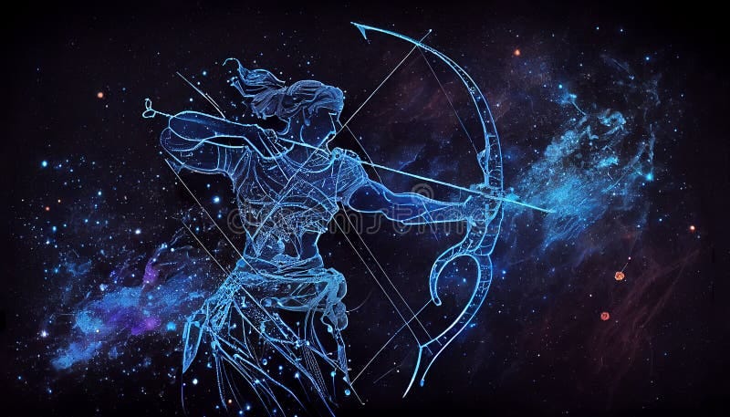 Sagittarius, Zodiac Constellation, Astrology in Circle. AI Generated Stock  Illustration - Illustration of fortune, sign: 277445650