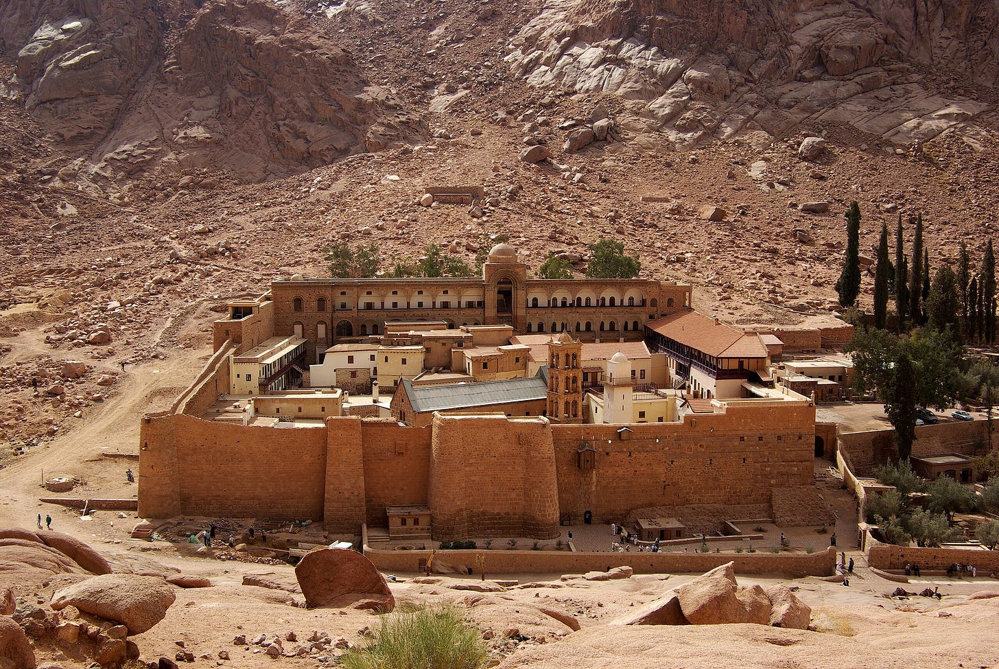 Sinai monastery in Egypt