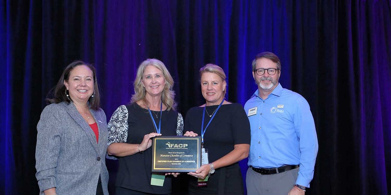Manatee Chamber Earns “Certified Plus” Designation from Florida Association of Chamber Professionals