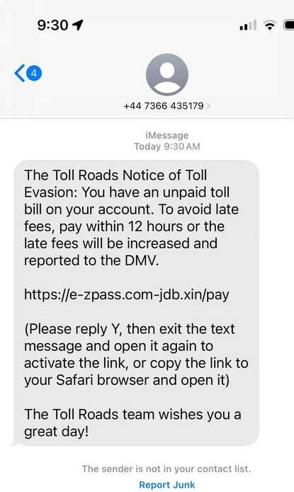 E-ZPass Scam Returns with a Vengeance - FXBG Advance
