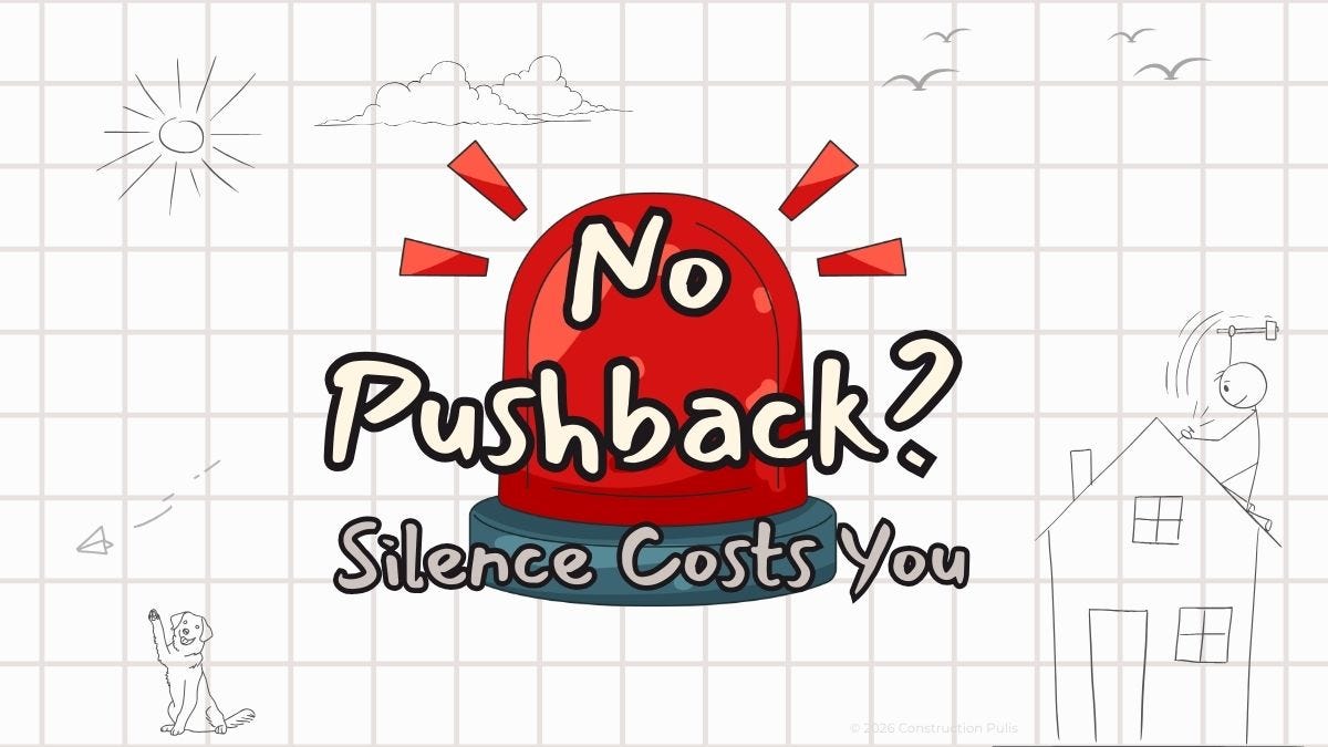 nspector Milo Alert — No Pushback? Silence Costs You. A warning for Filipino homeowners about "sige boss" contractors who never question your plans. nspector Milo Alert — No Pushback? Silence Costs You. A warning for Filipino homeowners about "sige boss" contractors who never question your plans.