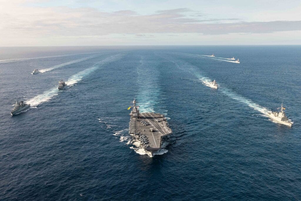 US Deploys USS Gerald Ford Aircraft Carrier Against Venezuela US Deploys USS Gerald Ford Aircraft Carrier Against Venezuela