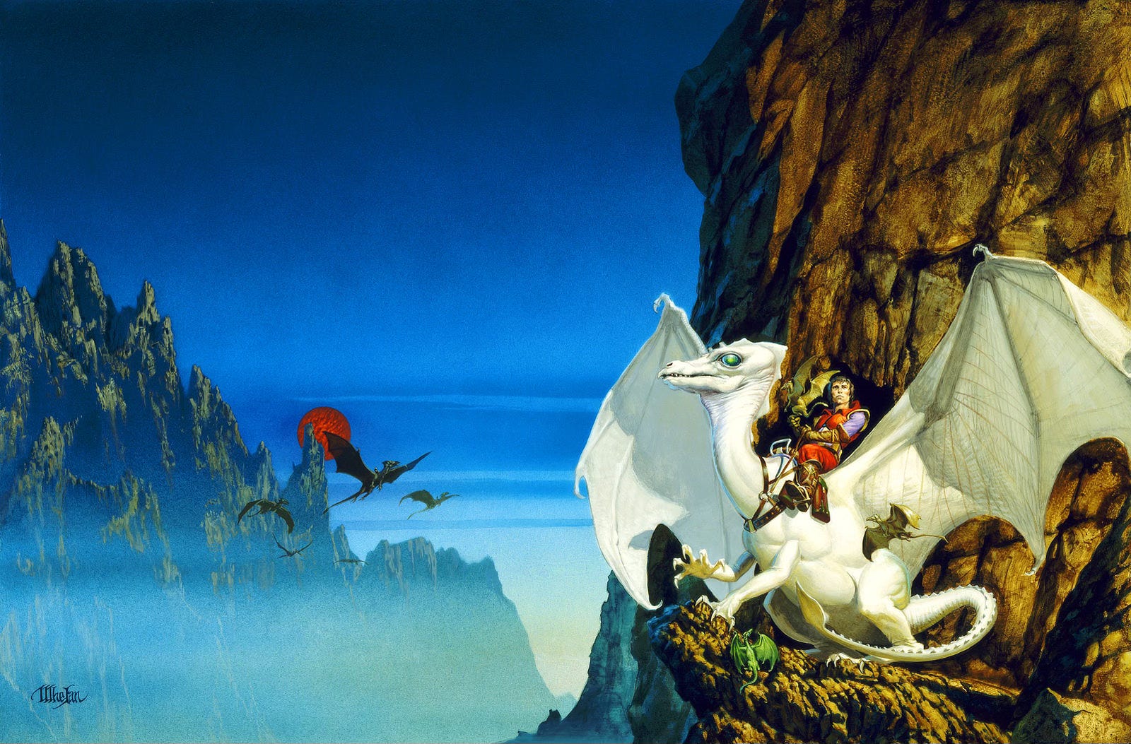 【新品】テーラ東洋　 WHITE DRAGON × LANDSCAPE THE WHITE DRAGON - The Art of Michael Whelan