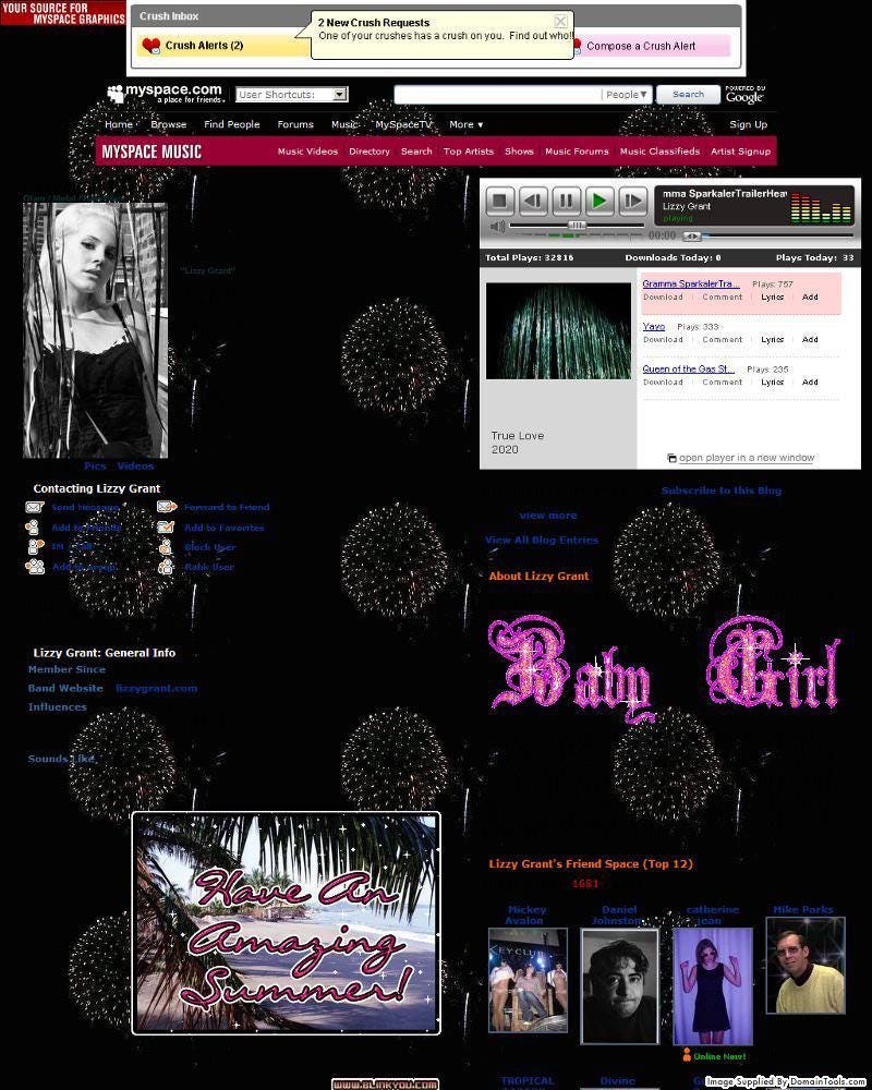 r/nostalgia - Myspace custom profiles