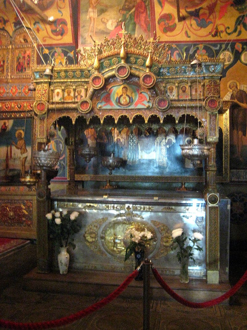 Canopy over the tomb of St. Basil the Blessed