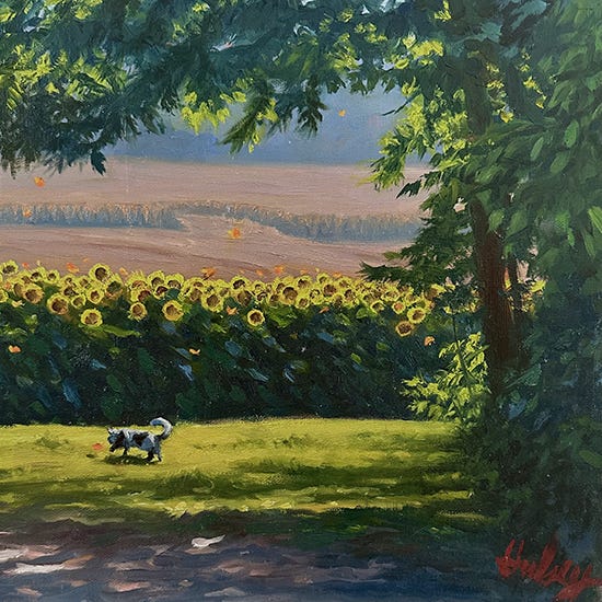 Harvest Time, 12 x 12", Oil, © J.M. Hulsey Harvest Time, 12 x 12", Oil, © J.M. Hulsey