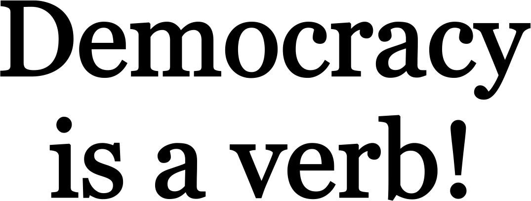 Custom listing for Edwin - 2 stemless wine glasses with Democracy is a verb!