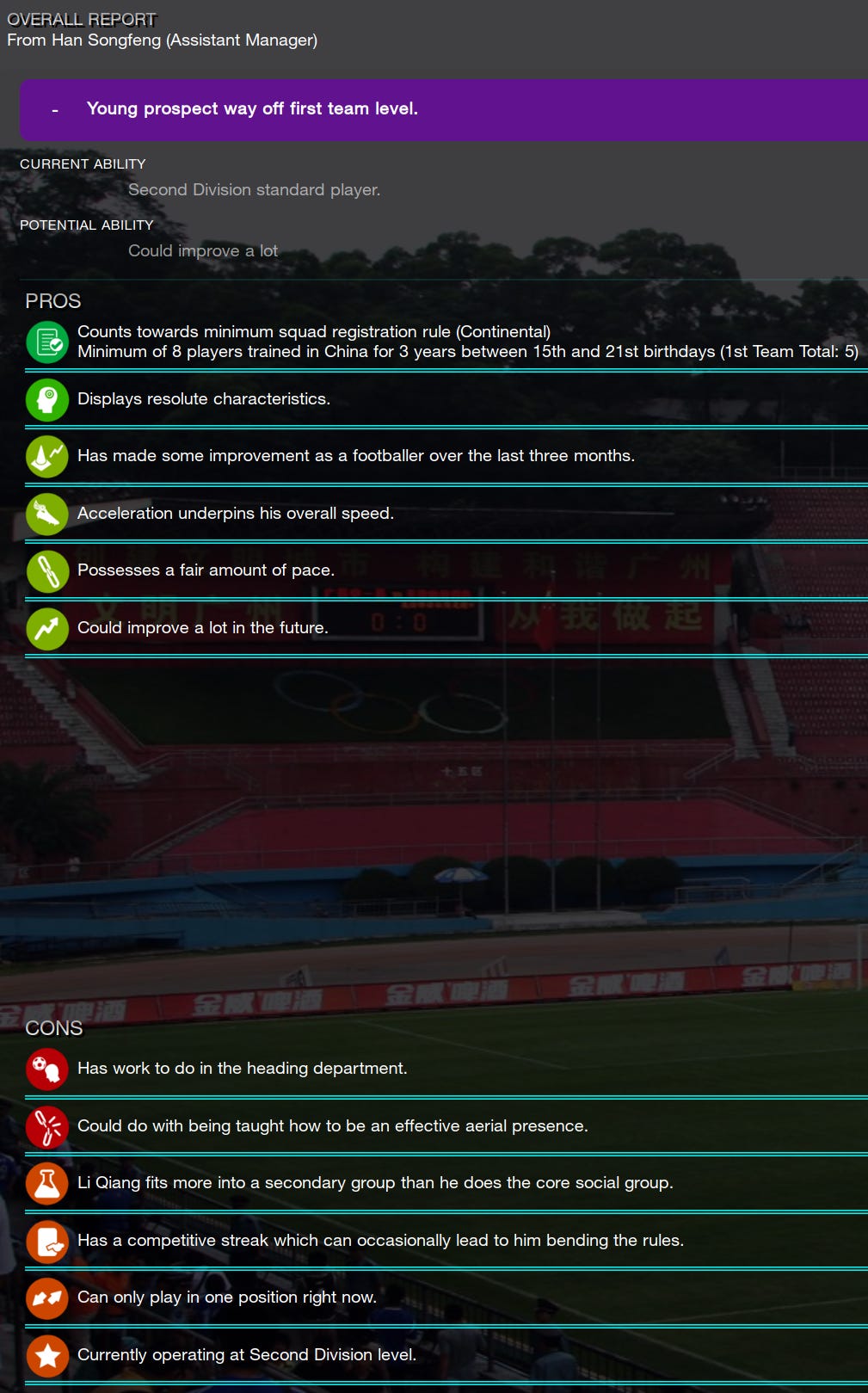 Football Manager 2023 Li Qiang Football Manager 2023 Li Qiang