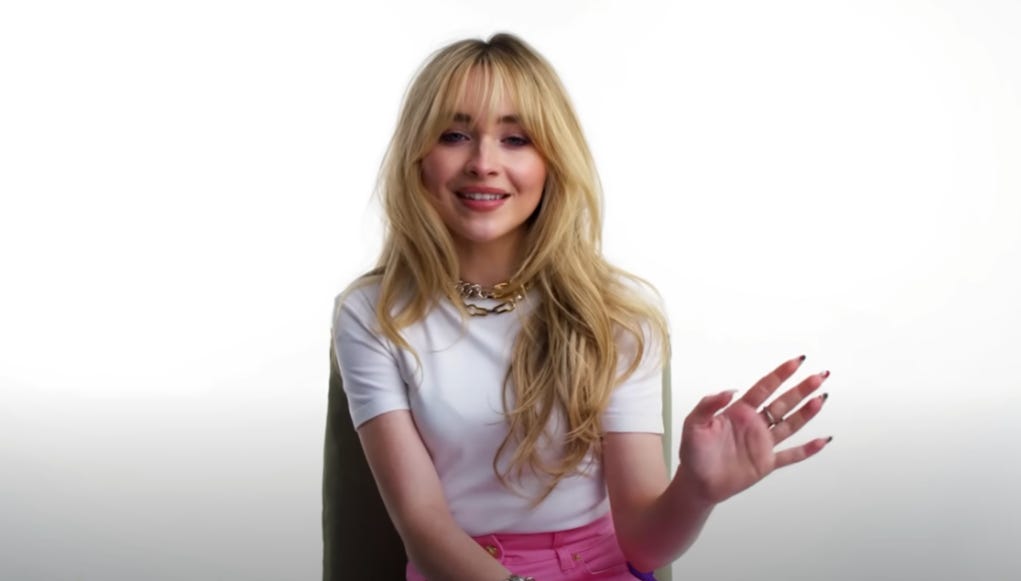 Singer And Actress Sabrina Carpenter Degrades Herself Her Behavior Is Described As "Basically Degeneracy To Make Money"